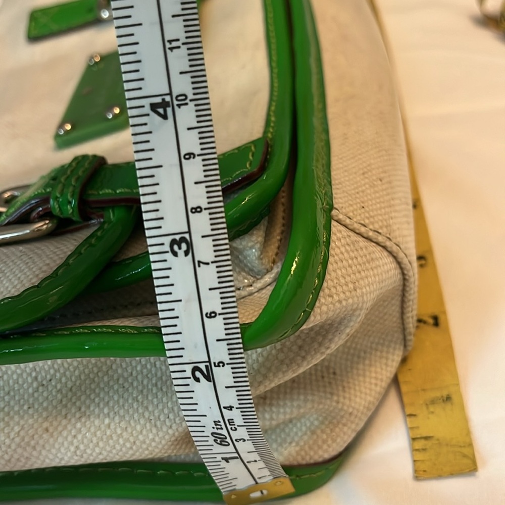 Kate Spade Green/Beige Purse - Picture 10 of 11